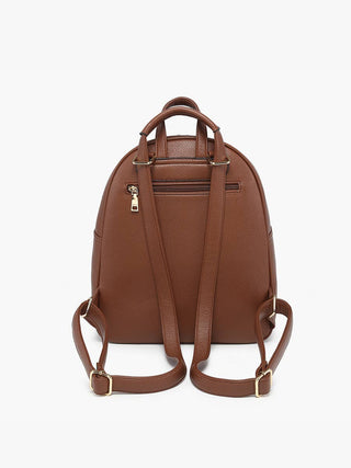 Simone Round Backpack w/ Front Pocket