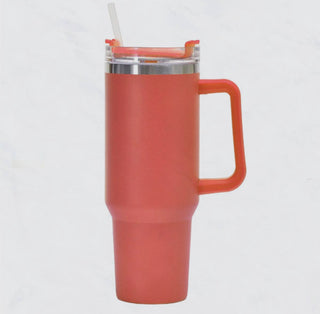40 oz. Dupe Stainless Steel Tumbler With Straw