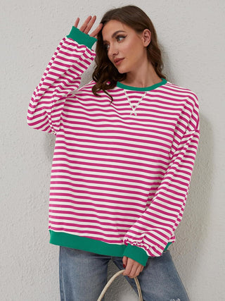 Skylar Striped Long Sleeve Top (Multiple Colors Available)