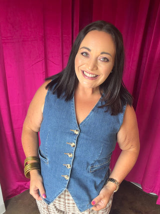 Daring Denim Vest