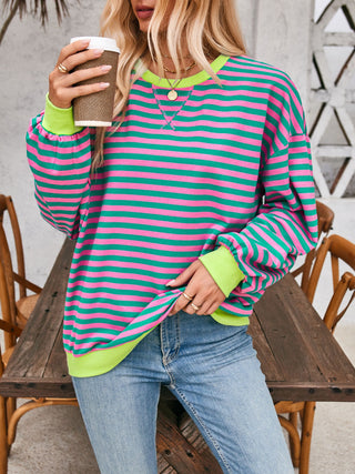 Skylar Striped Long Sleeve Top (Multiple Colors Available)