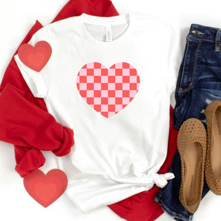Valentines Checkered Heart