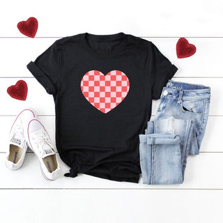 Valentines Checkered Heart