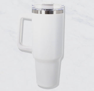 40 oz. Dupe Stainless Steel Tumbler With Straw