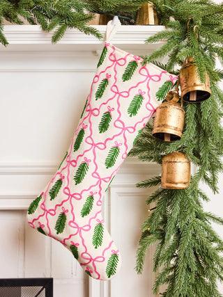 Spruce Things Up Bow Stocking