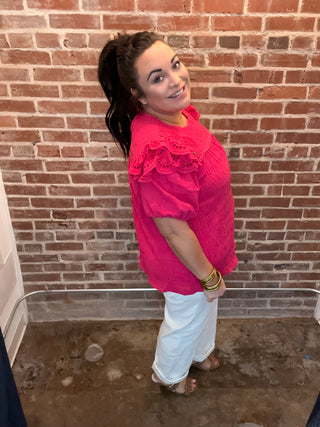 Kimber Eyelet Top