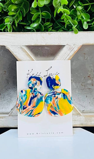 Blue Craze Earrings