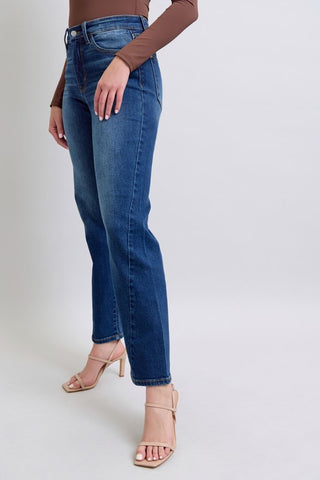 Judy Blue Side Seam Detail Straight Jeans with Pockets (Online Only)