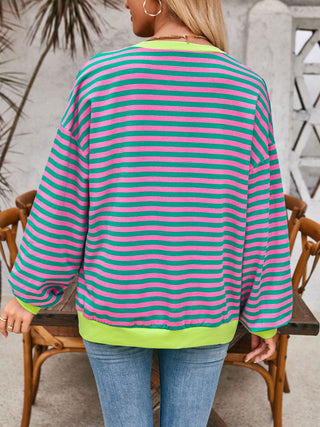 Skylar Striped Long Sleeve Top (Multiple Colors Available)