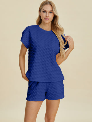 Totally Texture T-Shirt and Shorts Set