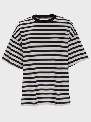 Striped Round Neck Half Sleeve T-Shirt