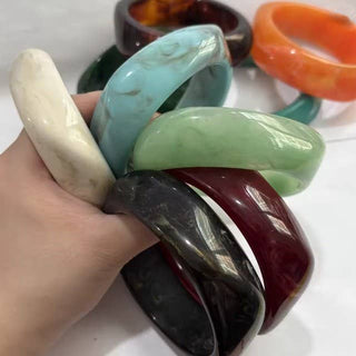 LUXURY IRREGULAR SQUARE SHAPE CUFF BANGLE