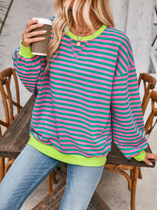 Skylar Striped Long Sleeve Top (Multiple Colors Available)