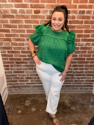 Kimber Eyelet Top