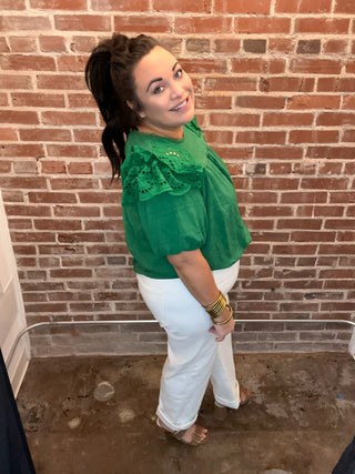 Kimber Eyelet Top