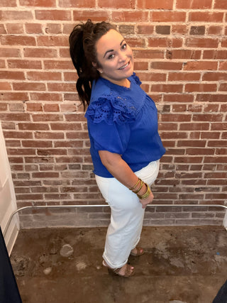 Kimber Eyelet Top