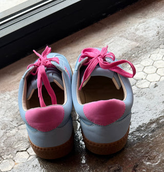 Corky’s Heads Up Light Blue Tennis Shoes