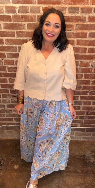 Boho Wide Leg Pants