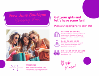 Schedule A Shopping Party