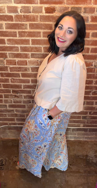 Boho Wide Leg Pants