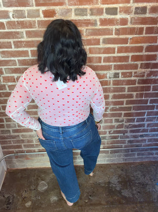 Valentine’s Heart Mesh Top