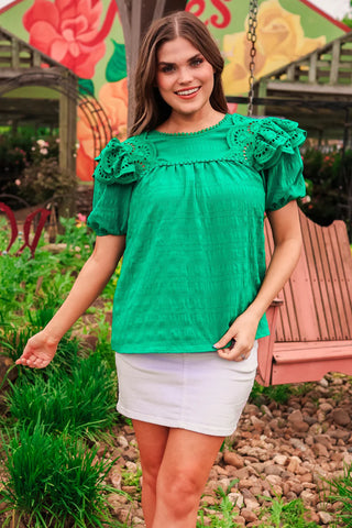 Kimber Eyelet Top
