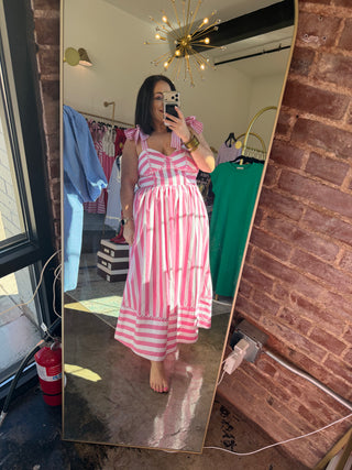 Stella Striped Maxi Dress