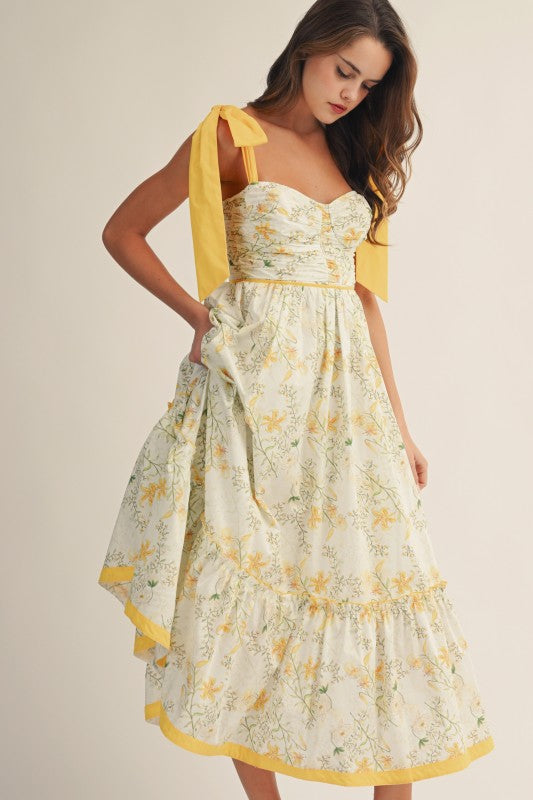 Garden Party Tiered Dress L