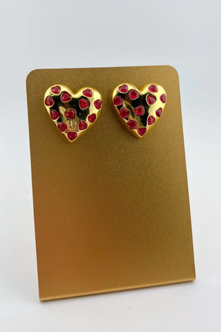 Full of Love Heart Earrings