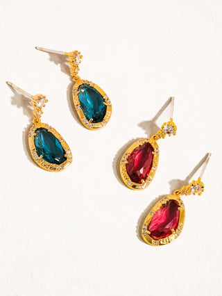Dressy Gemstone Statement Earrings