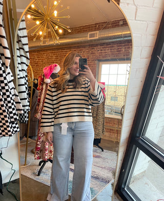 Risen Jeans High Rise Ankle Wide Palazzo Jeans