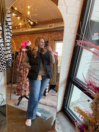 Risen Jeans High Rise Crop Boyfriend Tapered Jeans