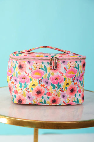 Fields of Floral Travel Bag