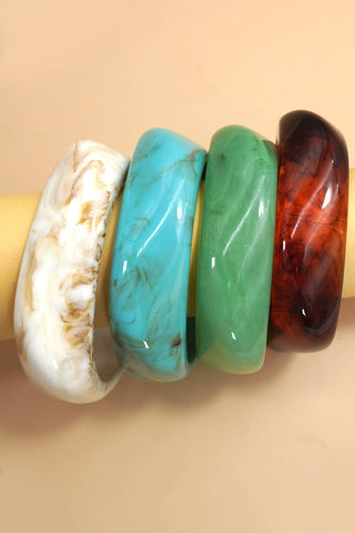 LUXURY IRREGULAR SQUARE SHAPE CUFF BANGLE