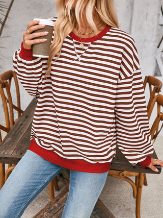 Skylar Striped Long Sleeve Top (Multiple Colors Available)