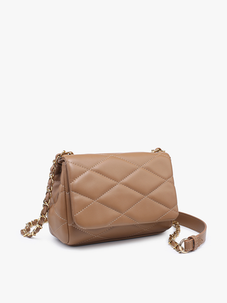 Prague Quilted Crossbody w/ Chain Strap