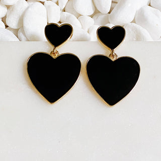 Ellison+Young - Heart For Game Day Earrings