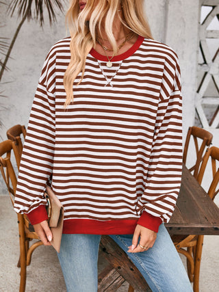 Skylar Striped Long Sleeve Top (Multiple Colors Available)