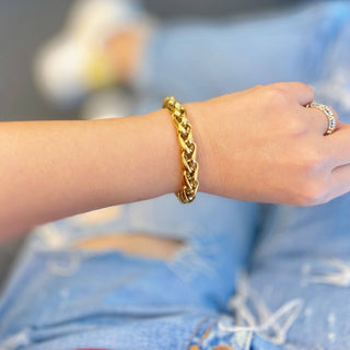 Bold And Edgy Chain Bracelet