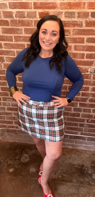 Savannah Plaid Skort