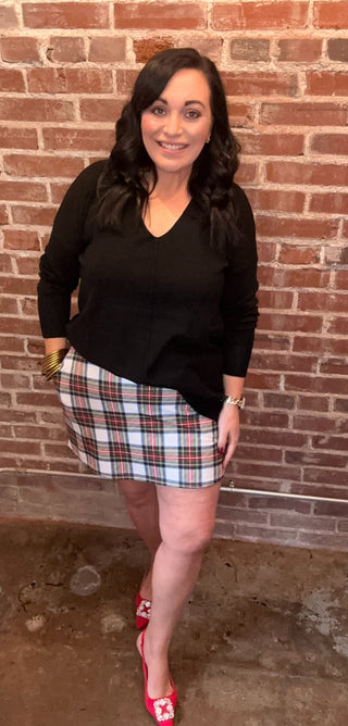Savannah Plaid Skort