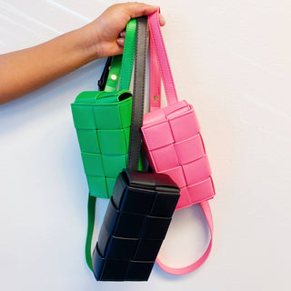 Ellison+Young - Candy Cube Woven Sling Bag